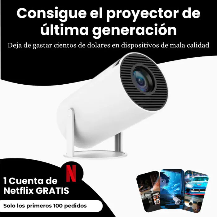 Proyector DreamStream Pro™ + Netflix de Regalo