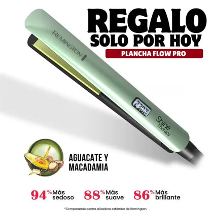 Cepillo secador Avocado Luxe™ + Plancha Flow Pro™ de REGALO